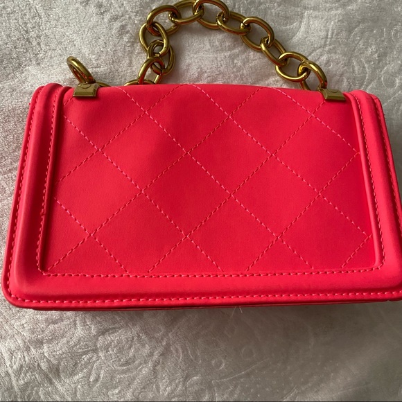 Pink Gold Chain Handle Mini Bag - Picture 8 of 10